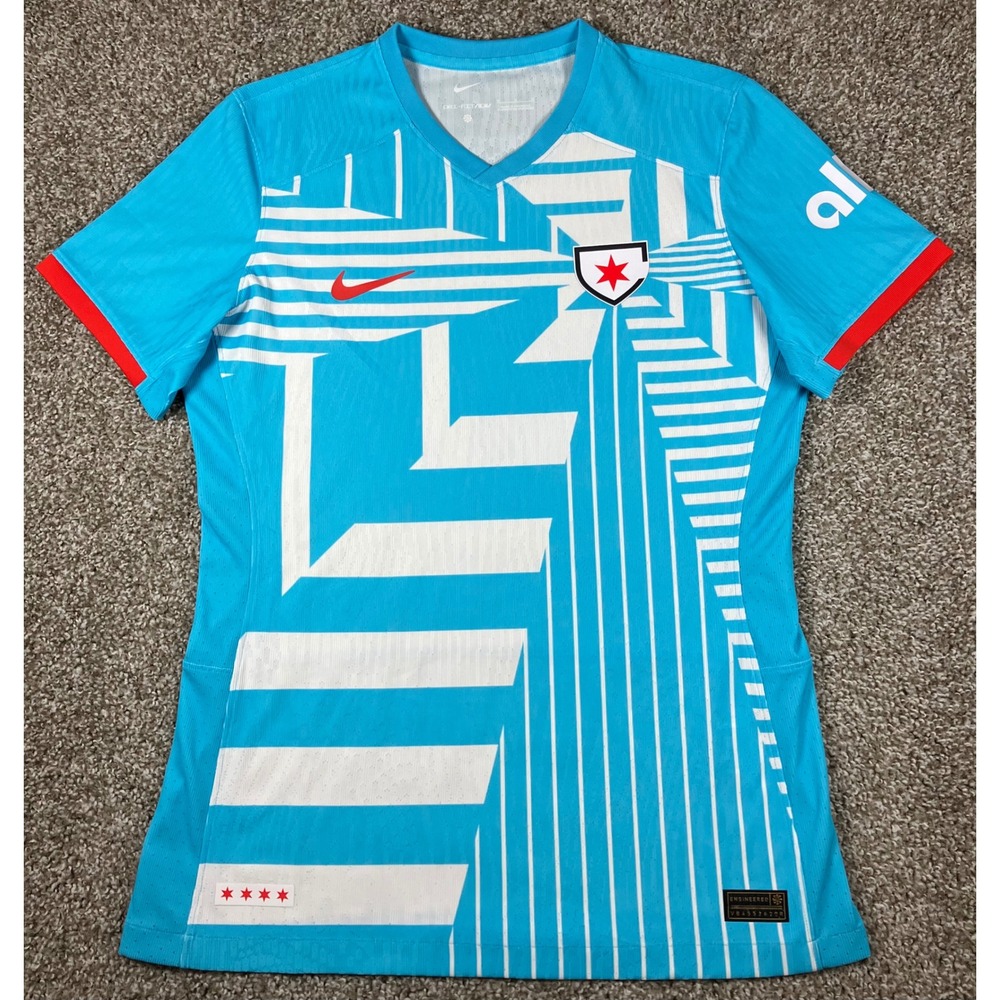 Nike Chicago Red Stars 2024 Authentic Primary Jersey Blue Women's Medium